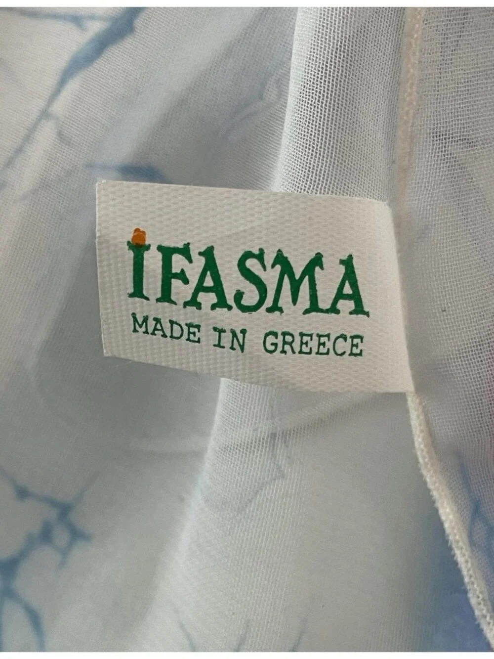 Ifasma Greek Scarf Wearable Art Windmill Design Sheer Rectangle Boho Shawl